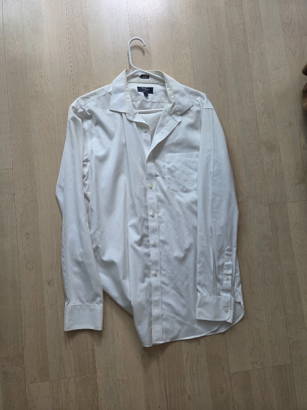 Classic White Button-Up Shirt